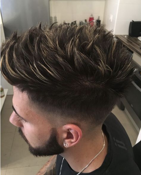 Mens Hair Highlights Dark Brown, Mens Hair Colour Brown, Men’s Highlights Brown Hair, Highlights For Black Hair Men, Brown Hair With Highlights Men, Brown Hair Colors Men, Hair Colour For Men Brown, Hair Highlights For Men, Hair Colour For Men