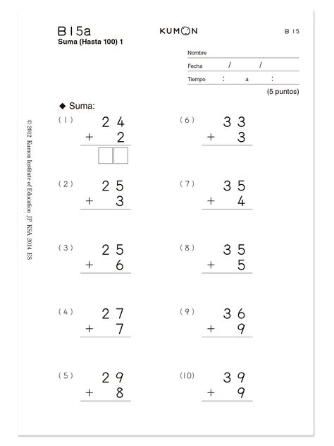 Google Image Result For Https: Www.kumon.com.co Img Cursos 3-029-md02 3F4 Kumon Worksheets Free, Math Worksheets Grade 3, Kumon Worksheets, First Grade Homework, How To Do Math, 2nd Grade Books, Kumon Math, Worksheet Math, Integers Worksheet