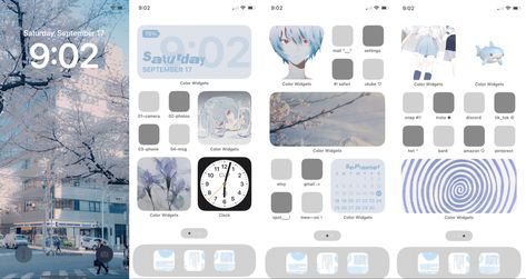 Rei Ayanami Phone Theme, Ios 16 Layout, Phone Obsession, Wallpaper Layout, Ios Layout, Iphone Home Screen Layout, Phone Inspo, Phone Inspiration, Homescreen Ideas