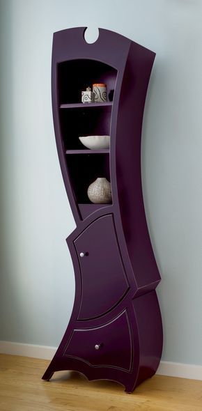 Weird Furniture, Tv Cabinet Design, Unusual Furniture, Fantasy Furniture, Unique Furniture Design, Whimsical Furniture, Furniture Storage Cabinets, Futuristic Furniture, Cabinet Light