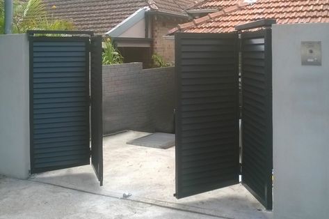 The Ten Things You Must Consider When Buying Automatic Gates Electric Driveway Gates, Gate Design Ideas, Folding Gate, Garage Gate, Gate Designs Modern, Driveway Entrance, Front Gate Design, Entrance Gates Design, Wood Gate