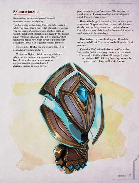 Steampunk Magic Items 5e, Dnd Magic Items Gauntlets, Dnd Magic Bracers, Dnd Magic Armor Homebrew, Dnd 5e Homebrew Items Uncommon, Paladin Magic Items 5e, Dnd Armor Item, Dnd Paladin Items, Dnd Magic Gauntlet