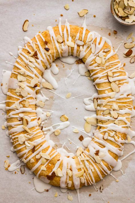 Danish Kringle Recipe, Almond Kringle Recipe, Kringle Pastry, Kringle Recipe, Danish Kringle, Danish Recipes, Almond Pastry, Cream Cheese Danish, The Recipe Critic