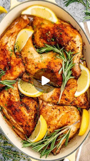 Joanna Cismaru | JoCooks on Instagram: "Craving comfort without the fuss? 🍗 My Baked Chicken Legs recipe is just what you need! Simple ingredients, delicious results, and all with minimal prep. Give it a try tonight and enjoy a stress-free, scrumptious dinner!  Ingredients * 8 chicken legs thigh and drumstick attached * ¼ cup olive oil * 4 cloves garlic minced * 1 tablespoon fresh rosemary finely chopped * 1 tablespoon fresh thyme finely chopped * 1 teaspoon smoked paprika * salt and pepper to taste * 1 lemon cut in wedges * fresh parsley chopped, for garnish  If you’d love to get the direct link to this delicious recipe, simply comment below with the word ‘recipe’ and I’ll send it your way! Or Click the link in my @jocooks bio to get the recipe!! . https://www.jocooks.com/recipes/baked-c Chicken Legs With Back Attached Recipes, Chicken Leg Back Attached Recipes, Breaded Chicken Thighs, Chicken Legs Recipe, Roasted Chicken Legs, Rosemary Recipes, Dinner Ingredients, Baked Chicken Drumsticks, Chicken Leg Recipes