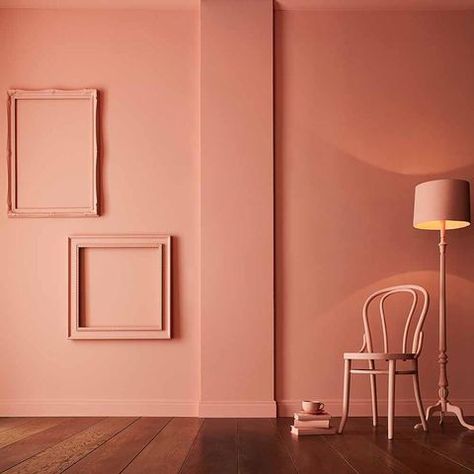 Peach Paint, Coral Walls, Coral Wallpaper, Eggshell Paint, Loft Bedroom, Graham Brown, Interior Wall Paint, Eco Friendly Paint, Graham & Brown