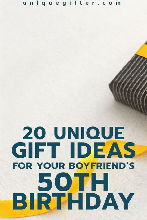 gift ideas for your boyfriend's 50th birthday | Milestone Birthday Ideas | Gift Guide for Boyfriend | Fiftieth Birthday Presents | Creative Gifts for Men | Gift Tips for Partners Milestone Birthday Ideas, Birthday Gift Ideas For Him, Fiftieth Birthday, 50 Year Old Men, Fifty Birthday, Birthday Milestone, Buy Candles, 20 Gifts, 11th Birthday