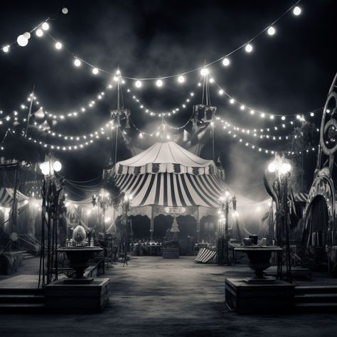 Halloween Carnival Aesthetic, Hollow Hellion, Creepy Circus Aesthetic, Night Circus Aesthetic, The Night Circus Aesthetic, Dark Circus Aesthetic, Gothic Carnival, Circus Horror, Scary Circus