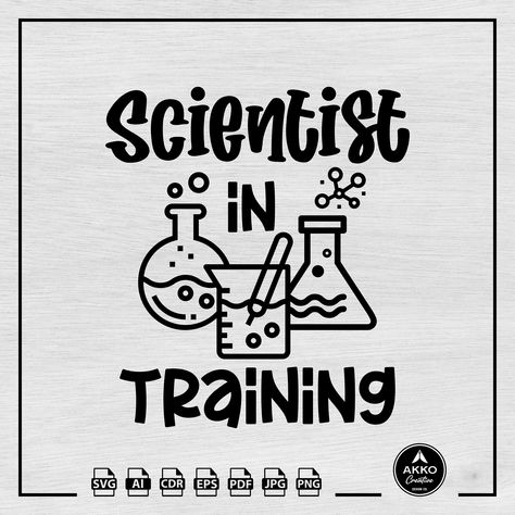 Science Cricut Ideas, Scientist Of The Month, Science Svg Free, Future Scientist, Science Teacher Shirt, Cricut Shirts, Science Club, Science Shirts, Science Student