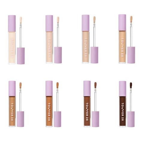 Tower 28 Concealer, Concealer Brands, Huda Beauty Concealer, Hnb Concealer, Concealer Packaging, Cardboard Skincare, Sephora Collection Concealer, La Girl Concealer, Tower 28 Beauty