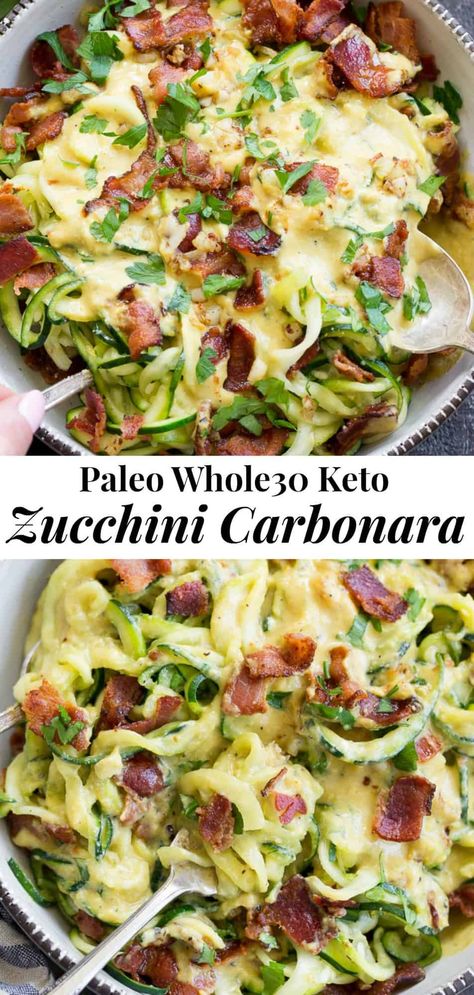 Low Carb Dairy Free, Zucchini Carbonara, Paleo Zucchini, Pizza Boy, Pizza Base, Egg Diet Plan, Whole30 Keto, Dairy Free Paleo, Boiled Egg Diet Plan