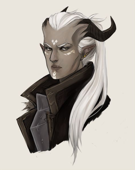 Aasimar 5e, Qunari Female, Dragon Age Qunari, Banner Art, Dragon Age 3, Dragon Age Games, Dragon Age 2, Heroic Fantasy, Rpg Characters