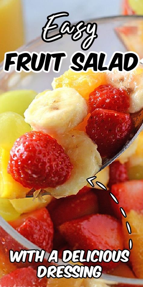 An Easy fruit salad that is zesty, minty and delicious fruit salad. Frest fruit is mixed with the most delicious only 5 ingredient dressing. Includes tips for the best fruit salad! Recipes For Fruit Salad, Fresh Fruit Salad Dressing, Healthy Fruit Salad Dressing, Dressings For Fruit Salad, Fruit Salad Sauce, Dressing For Fruit Salad Simple, 3 Day Fruit Fast, Fruit Salad Dressing Recipe Simple, Sauce For Fruit Salad