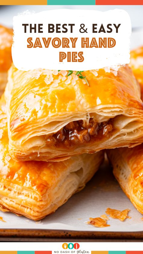 Dinner Hand Pies, Freezer Hand Pies, Beef Hand Pies Puff Pastries, Savoury Pies Recipes Easy, Holiday Hand Pies, Meat Hand Pies Ground Beef, Savoury Hand Pies, Biscuit Hand Pies, Ground Beef Puff Pastry Recipes