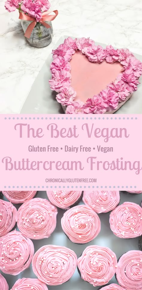 Best Dairy Free Icing, Dairy Free Icing, Dairy Free Buttercream, Vegan Buttercream Frosting, Vegan Gluten Free Cake, Vegan Shortbread, Dairy Free Frosting, Balanced Eating, Vegan Buttercream