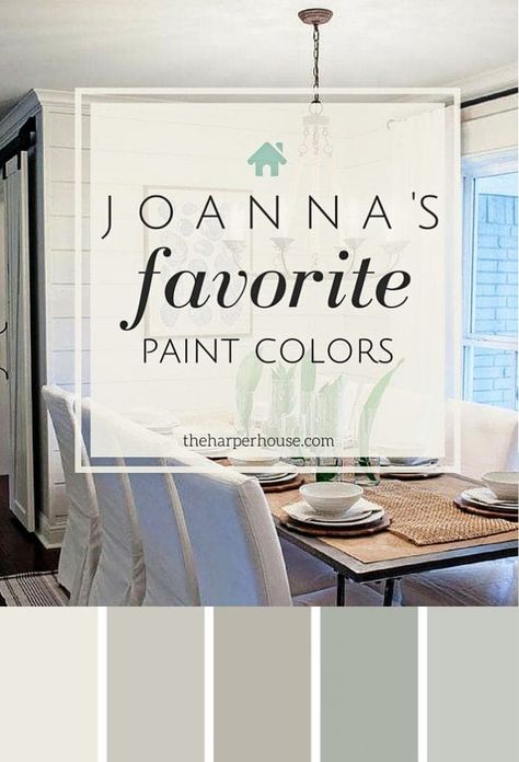 Fixer Upper Paint Colors, Joanna Gaines Paint Colors, Farmhouse Color Scheme, Joanna Gaines Paint, Living Room Farmhouse Decor, Farmhouse Fixer, Farmhouse Paint Colors, Farmhouse Paint, Farm House Colors