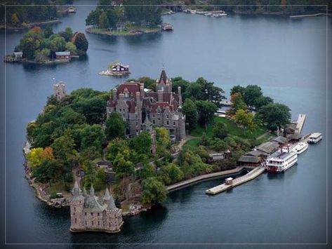 Boldt Castle on Heart Island - The World Is A Book Heart Island, Trip Goals, Dream Building, Global Studies, American Castles, Boldt Castle, American Mansions, Alexandria Bay, Voyage New York