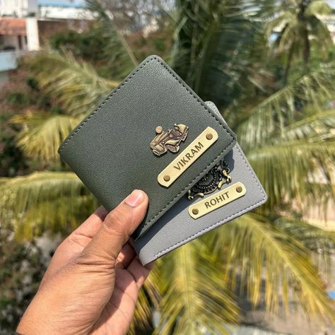 👨Father’s Day special 👨 🔹Product : Coin Pouch wallet 🔹Price : ₹499/- free shipping 🔹Scope of 1 name tag upto 10 Letters , 1 charm included 🔹Additonal name tag / Extra charm cost ₹30 extra 🔹2 cash slots , 4 card slots , 1 coin pouch Material - Faux leather Comes in a box 📦 🔹Dispatched on 3rd working day post payment Personalized Photo Frames, Wallet Pattern, Coin Pouch, Gift Store, Name Tag, Name Tags, In A Box, A Box, Photo Frame