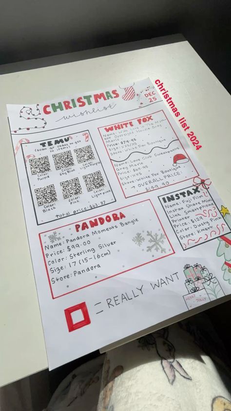 Cute Christmas Wish List Ideas On Paper Aesthetic, Christmas Wishlists On Paper, Christmas Lists Ideas On Paper, Cute Ideas For Christmas List, Christmas List Ideas Layout, Christmas List On Paper Ideas, Christmas Lists On Paper, Aesthetic Christmas Wish List Template, Christmas List Designs On Paper