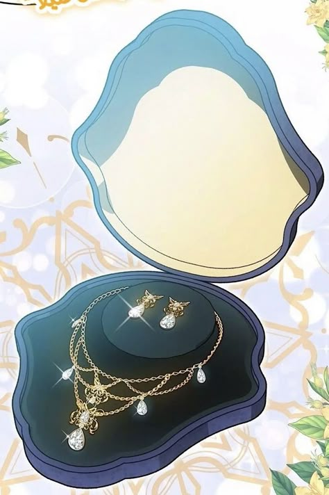 Manhwa Necklace, Manhwa Accessories, Manhwa Jewelry, Manga Jewelry, An Unseemly Lady, Black Butler Characters, Jewellery Design Sketches, Anime Jewelry, Crown Necklace