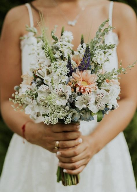 Bridal Bouquet Bohemian, September Bride Bouquet, Wildflower Wedding Centerpiece Boho, Rustic Spring Wedding Bouquet, Spring Bridal Bouquet Wildflowers, Wildflower Bride Bouquet, Bridal Bouquet Wildflower, Bohemian Wedding Flowers, Wildflower Bridal Bouquets