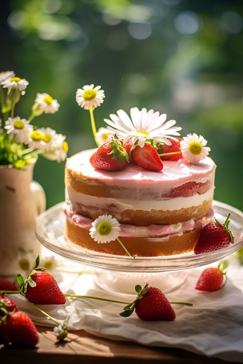 Indulge in the artistry of our Strawberry-Lemonade Layer Cake, where every slice is a masterpiece. 🍰🍓🍋 Set against the sunlit backdrop of a charming garden terrace, it's a visual symphony of vibrant flavors, captured with an artistic eye. 🌞�🌿 📸 Explore the world of delectable creations and enchanting landscapes with us on Pinterest. Follow now for more sweet summer inspiration and culinary delights! 📷🌸 #FoodPhotography #SummerTreats #DeliciousDesserts #TemptingTreats #Photography Strawberry Cake Photography, Baking Book, Cake Photography, Garden Terrace, Strawberry Cakes, Charming Garden, Sweet Delights, Pancakes And Waffles, Strawberry Lemonade