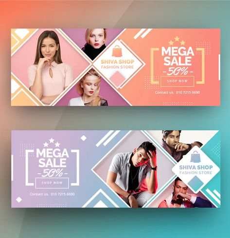 Fashion Facebook Cover Templates PSD Fashion Banner Design Ideas, Facebook Cover Photo Template, Bd Ideas, Campaign Ideas, Banner Design Inspiration, Facebook Cover Design, Fashion Banner, Photoshop Design Ideas, Facebook Cover Template