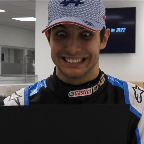 Esteban Ocon Funny, Estie Bestie, F1 Stickers, F1 Funny, Funny F1, F1 Photos, Aryton Senna, F Pictures, F1 Memes