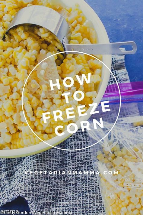 Wondering how to freeze corn on the cob? If so, you are in the right place. We are going to show you just how easy freezing corn can be! #freezercorn #cornonthecob Freezer Meal Ideas, Leftover Corn, Freezing Corn, Zucchini Corn Fritters, Vegetarian Drinks, Hot Corn Dip, Hot Corn, Plant Based Snacks, Corn Fritters