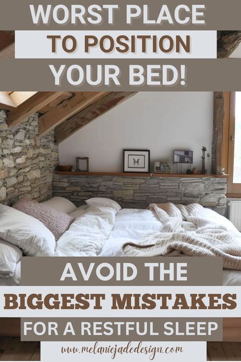 Learn the biggest bed placement mistakes to avoid for a restful sleep. Don't miss out on these essential tips for a harmonious bedroom! Bed Floating In Middle Of Room, Bed Takes Up Whole Room, Bed Off Center On Wall, Small Room With King Size Bed Ideas, Queen Bed Placement In Small Room, Front Of Bed Ideas, Where To Place A Bed In A Bedroom, What Direction Should Your Bed Face, Two King Beds Together