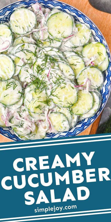 Cucumber Salad Recipes Creamy, Best Cucumber Salad Recipes, Summer Salad Recipes Healthy Easy, Cucumber Dishes, Easter Side Dishes Vegetables, Easter Salad Recipes, Vegetables List, Ckd Diet, Easter Side Dishes Recipes