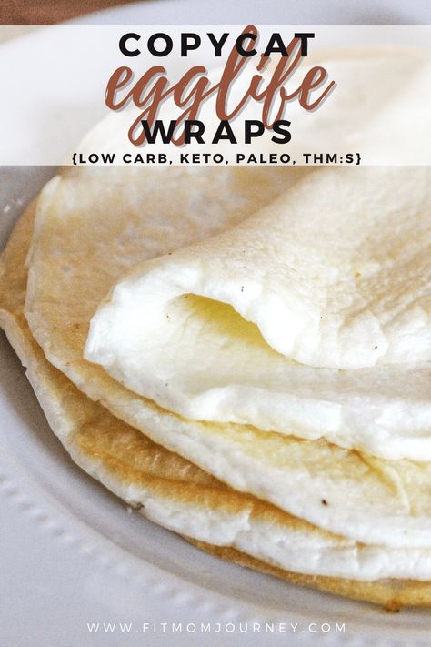 Egg White Wraps, Egg Whites Wrap, Egg White Recipes, Grain Free Diet, Egg Wrap, Boiled Egg Diet Plan, Boiled Egg Diet, Recetas Keto, Tasty Healthy