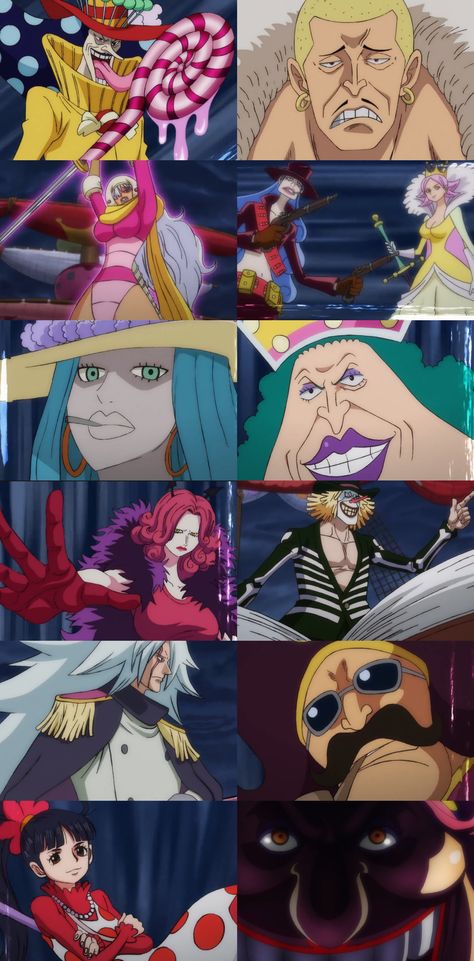 Big Mom Pirates Family, One Piece Big Mom Family, One Piece Charlotte Family, One Piece Katakuri, Luffy Zoro Nami, Big Mom Pirates, Charlotte Family, Charlotte Katakuri, Arte Nerd