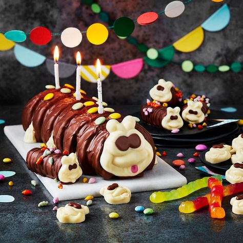 M&S sues Aldi over Colin the Caterpillar cake rival Cuthbert Colin The Caterpillar Cake, Macmillan Coffee Morning, Colin The Caterpillar, Caterpillar Cake, Icons Party, Birthday Traditions, Birthday Cake Chocolate, Food Painting, Piece Of Cakes