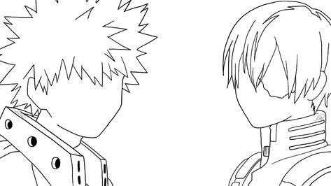 Lineart Embroidery, Bakugo And Todoroki, Body Image Art, Love Coloring Pages, Art Drawings Sketches Creative, Anime Drawings Tutorials, Anime Character Drawing, Colouring Pages, Art Drawings Sketches