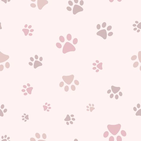 Paw Print Pattern, Paw Print Wallpaper, Paws Wallpaper, Cat Paw Pattern, Paws Laptop Wallpaper, Cute Paw Print Wallpaper, Pink Paw Print Wallpaper, Pink Paw Background, Paw Illustration