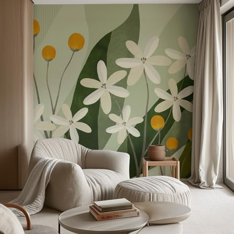 Playroom wall mural