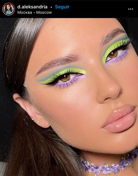 Euphoric Makeup, Purple Makeup Looks, Soft Eye Makeup, Vibrant Makeup, Rave Makeup, Purple Makeup, Ethereal Makeup, Eye Makeup Designs, Colorful Eye Makeup