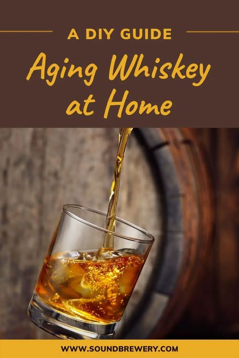 For those who love to DIY their way through life, learning how to age whiskey at home might sound like a fantasy. After all, you probably need more room for casks and other distillation equipment. But it isn't so. Aging whiskey at home does not require fancy barrels, licenses, or even mastery of crafting whiskey. All you need is an open mind and some creativity. | What Does It Mean to Age Whiskey? | How Different Varieties of Whiskey Are Aged | #whiskey #agingwhiskey #alcohol #drinks Bourbon Whiskey Brands, Bourbon Room, Happy Juice, Aged Whiskey, Homemade Liquor, Whiskey Cups, Bourbon Bar, Whiskey Distillery, Whiskey Brands