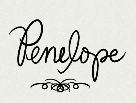 Penelope. Names from the CW's Reign, a fictionalized account of Mary Queen of Scots set in 1557 France. For Lanie. Penelope Tattoo, Penelope Name, Country Baby Boy Nursery, Yellow Baby Room, Paint Names, Boy Nursery Colors, Bump Ahead, Baby Closet Organization, Secret Lovers