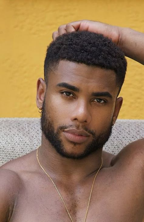 Black Guy Hairstyles Short, V Fade, Black Man Haircut, Black Man Haircut Fade, Buzz Cut For Men, Hairstyles For Black Men, Stylish Beards, Black Men Beard Styles, Afro Hairstyles Men