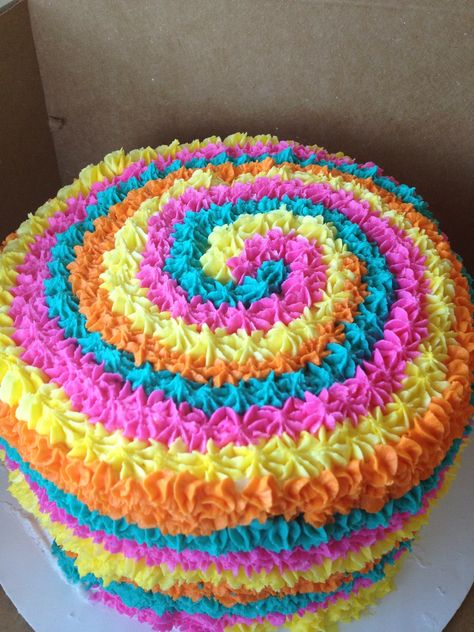 Tie Dye Icing Cake, Tye Dye Gender Reveal, Tye Dye Cake Frosting, Tie Dye Cake Frosting, Tie Dye Cakes Birthdays, Tye Dye Birthday Cake, Tie Dye Birthday Cake, Birthday Cake Frosting, Tye Dye Cake