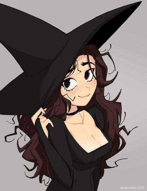 Modern Witch Character Design, Dark Witch Character Design, Witch Oc Female, Goth Witch Character Design, Witchy Illustration, Ocs Design, Witch Oc, Goth Girl Character Design, Nightwing Cosplay