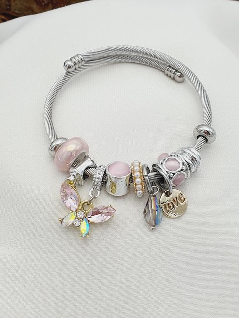 Butterfly Charm Bracelet, Bracelet Charms, Pandora Bracelet Charms, Butterfly Charm, Pandora Bracelet, Charm Bracelets, Pandora Charms, Pandora Charm Bracelet, Lotus