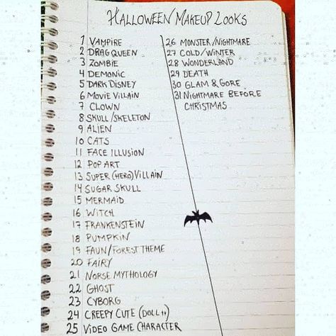 October Makeup Challenge, Makeup Challenge Ideas Fun, Halloween Makeup Challenge, Face Illusions, Halloween Rules, Fashion School Outfits, Outfit Ideas School, School Christmas Party, School Outfits For College