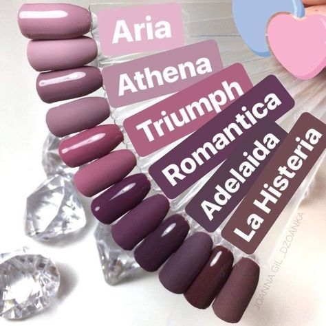 Purple Mauve Nails, Mauve Nails, Unghie Sfumate, Purple Mauve, Classy Nails, Dream Nails, Pretty Acrylic Nails, Gorgeous Nails, Nail Polish Colors