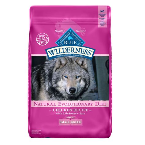 Blue Wilderness Grain Free Small Breed Adult Dog Food size: 11 Lb, Blue Buffalo, Chicken Dog Food For Allergies, Food For Allergies, Food For Puppies, High Protein Dog Food, Best Dry Dog Food, Broiled Chicken Breast, Best Dog Food Brands, Cheesy Chicken Broccoli, Broiled Chicken