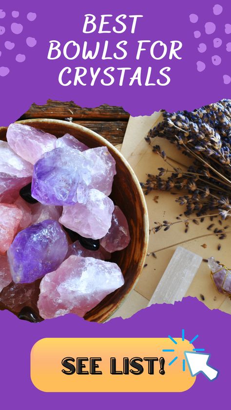 Best Bowls for Crystals Bowl Of Crystals, Power Of Crystals, Your Beautiful, Best Life, Spiritual Journey, Change Your Life, The List, The Amazing, Tap