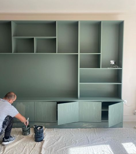 Book Tv Wall, Kitchen Tv Wall Ideas, Playroom Built Ins, Living Room Storage Wall, Cupboard Wall, Tv Nook, Bookcase Wall Unit, Shelving Ideas, Bookcase Wall