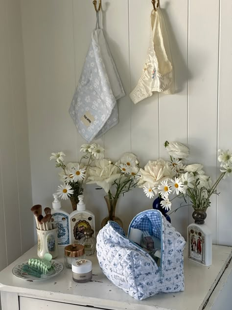 for all of our blue lovers, you're going to love delphine 🦋 Beachy Room, Coastal Room, Cosmetics Skincare, House Room, Room Inspiration Bedroom, Bedroom Aesthetic, Box Bag, Room Aesthetic, Dream Bedroom