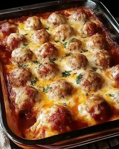 Valerie Bertinelli Recipes | This Dump and Bake Meatball Casserole only needs 6 ingredients and you don’t even have to boil the pasta before | Facebook Dump And Bake Meatball Casserole, Types Of Pasta Sauce, Ineskohl Kitchen, Pork Crockpot, Meatball Casserole Recipe, Hawaiian Crockpot, Crockpot Foods, Dump And Bake, Cheesy Meatballs